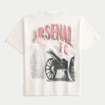 Oversized Arsenal Graphic Tee - off white
