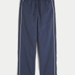 Baggy Track Pants - navy
