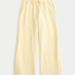 Baggy Sweatpants - butter yellow