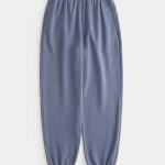 Hollister Feel Good Fleece Dad Joggers - grey blue