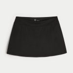 Gilly Hicks Active Recharge A-Line Skortie - black