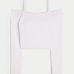 Gilly Hicks Active Recharge Off-the-Shoulder Top - white