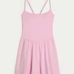Gilly Hicks Active Strappy Back Dress - blush pink