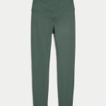Gilly Hicks Active Recharge Leggings - shadow green