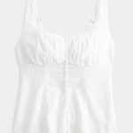 Button-Through Blouse - white