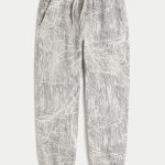 Baggy Cinch Joggers - white destroy