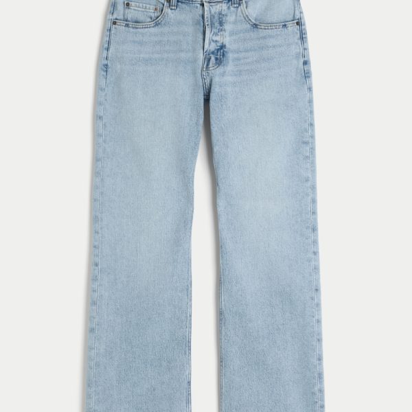 Hermosa Medium Wash Relaxed Bootcut Jeans - light
