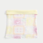 Taylor Tube Top - butter yellow pattern