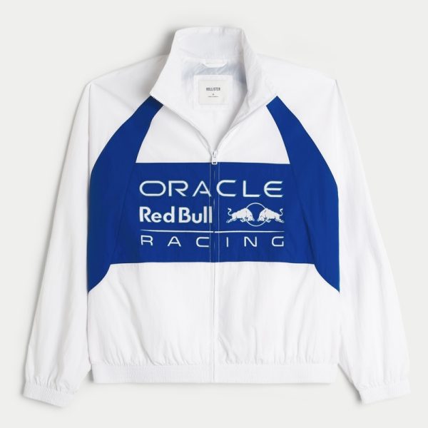 Oracle Red Bull Racing Graphic Track Jacket - white