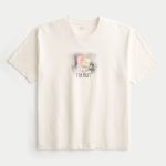 Boxy Heavyweight Looney Tunes Graphic Tee - cream