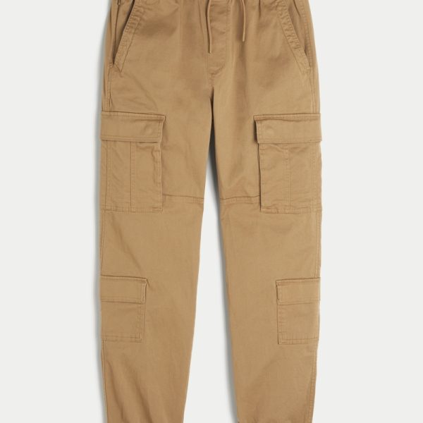 Relaxed Cargo Joggers - birch
