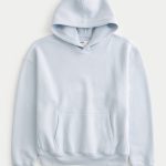 Boxy Hoodie - light blue dd