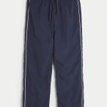 Baggy Track Pants - navy
