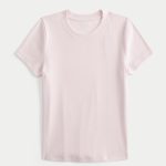Camo Crew Baby Tee - light lilac