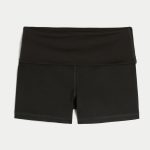 Gilly Hicks Active Foldover Shortie - black