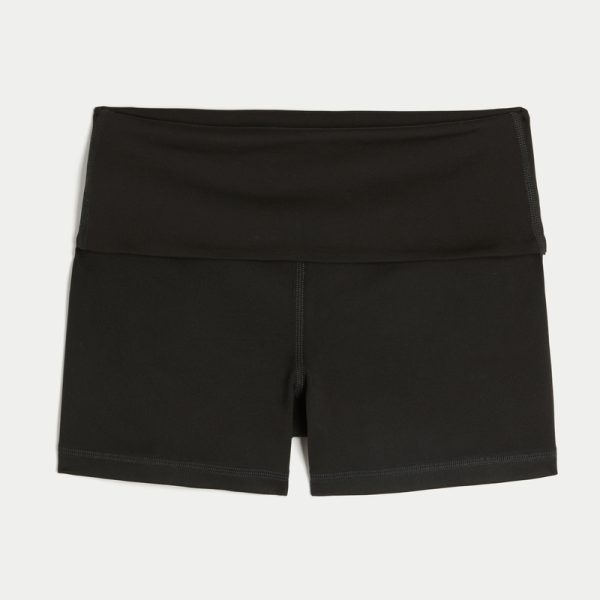 Gilly Hicks Active Foldover Shortie - black