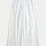 Senior Graphic Baggy Sweatpants - light heather grey