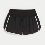 Gilly Hicks Active Tipped Running Shorts - black stripe
