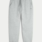 Baggy Cinch Fleece Icon Joggers - heather gray