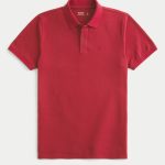 Icon Polo - washed maroon