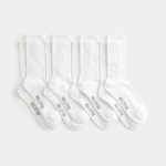 Logo Crew Socks 4-Pack - white
