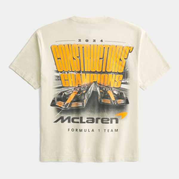 Boxy Oracle Red Bull Racing Graphic Tee - dark cream