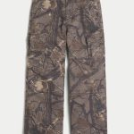 Super Baggy Cargo Pants - dark brown pattern