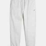Heavyweight Terry Relaxed Icon Joggers - heather gray