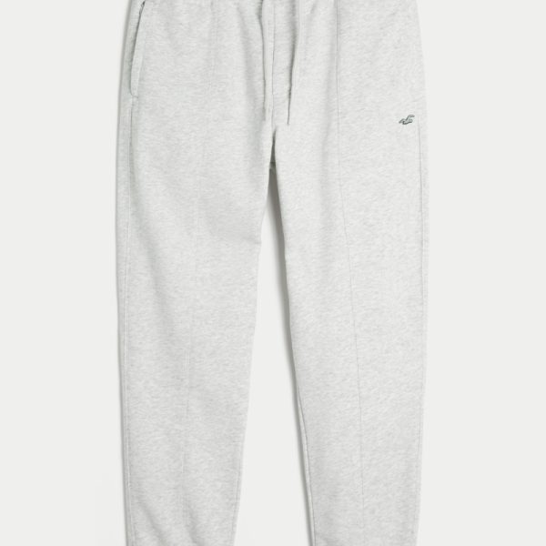 Heavyweight Terry Relaxed Icon Joggers - heather gray