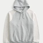 Boxy Logo Hoodie - heather gray