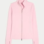 Gilly Hicks Active Recharge Slim & Snatched Full-Zip - blush pink