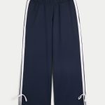 Gilly Hicks Active Side Bow Baggy Pants - navy