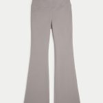 Gilly Hicks Active Recharge High-Rise Flare Leggings - light mocha