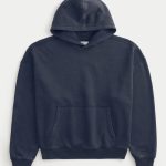 Baggy Cinch Hoodie - washed navy