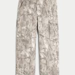 Super Baggy Camo Cargo Pants - tan camo