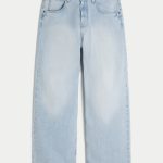 Medium Wash Super Baggy Jeans - light