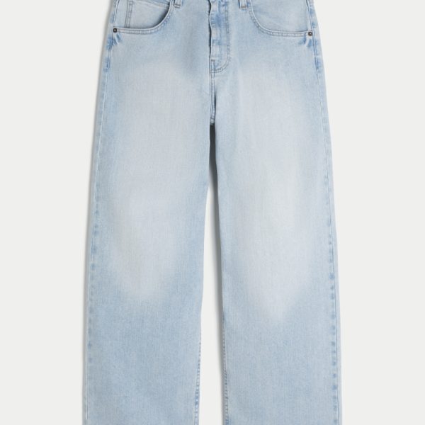 Medium Wash Super Baggy Jeans - light