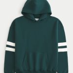 Boxy Hoodie - dark green