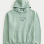 Boxy Hoodie - eucalyptus green