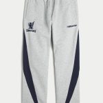 Heavyweight Terry Racing Graphic Baggy Sweatpants - heather gray