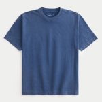 Heavyweight Boxy Crew T-Shirt - washed navy