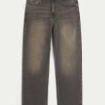 Dark Wash Baggy Painter Jeans - washed black baggy