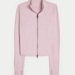 Gilly Hicks Active Recharge Bow Double Zip Jacket - light lilac