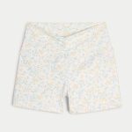 Gilly Hicks Active Recharge High-Rise Shortie 3" - white floral