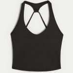 Gilly Hicks Active Recharge Halter Tank - black