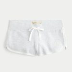 Fleece Shortie Shorts - light heather grey
