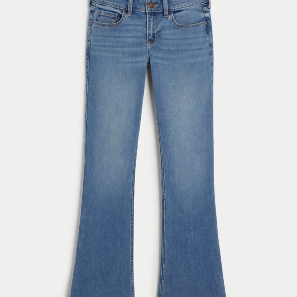 Low-Rise Medium Wash Boot Jeans - medium wash