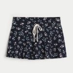 Gilly Hicks Waffle Skort - navy floral
