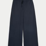 Gilly Hicks Baggy Cozy Waffle Pants - navy