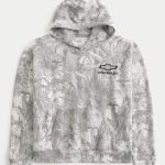 Boxy Dodge Viper Graphic Hoodie - tan camo